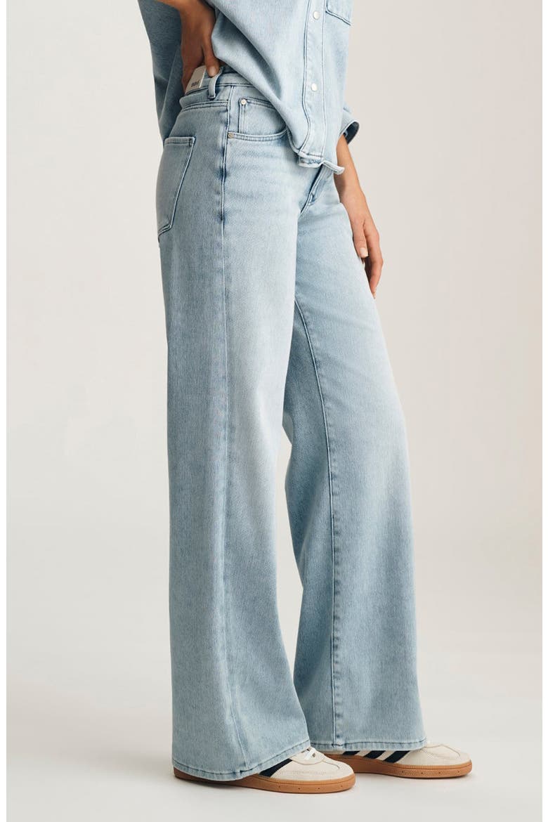 Sabrina Wide Leg Jeans, Alternate, color, LIGHT MOVE