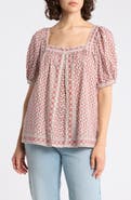 MAX STUDIO Puff Sleeve Top