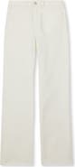 Fortela Janej Bootcut Bull Cotton White Trousers