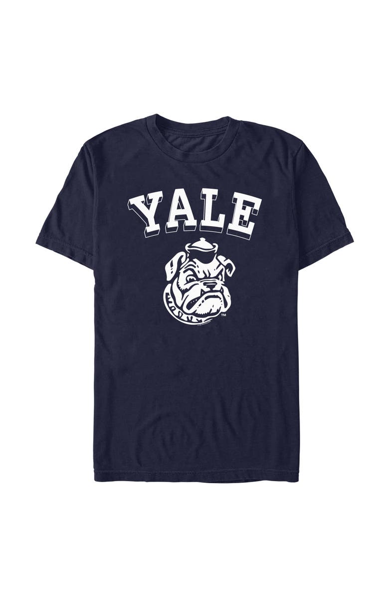 Yale University Men's Yale University Handsome Dan Face Graphic T-Shirt, Main, color, Navy Blue