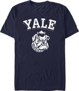 Yale University Men's Yale University Handsome Dan Face  Graphic T-Shirt