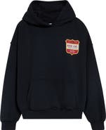 Rhude Filtaro Crest Logo Cotton Fleece Hoodie