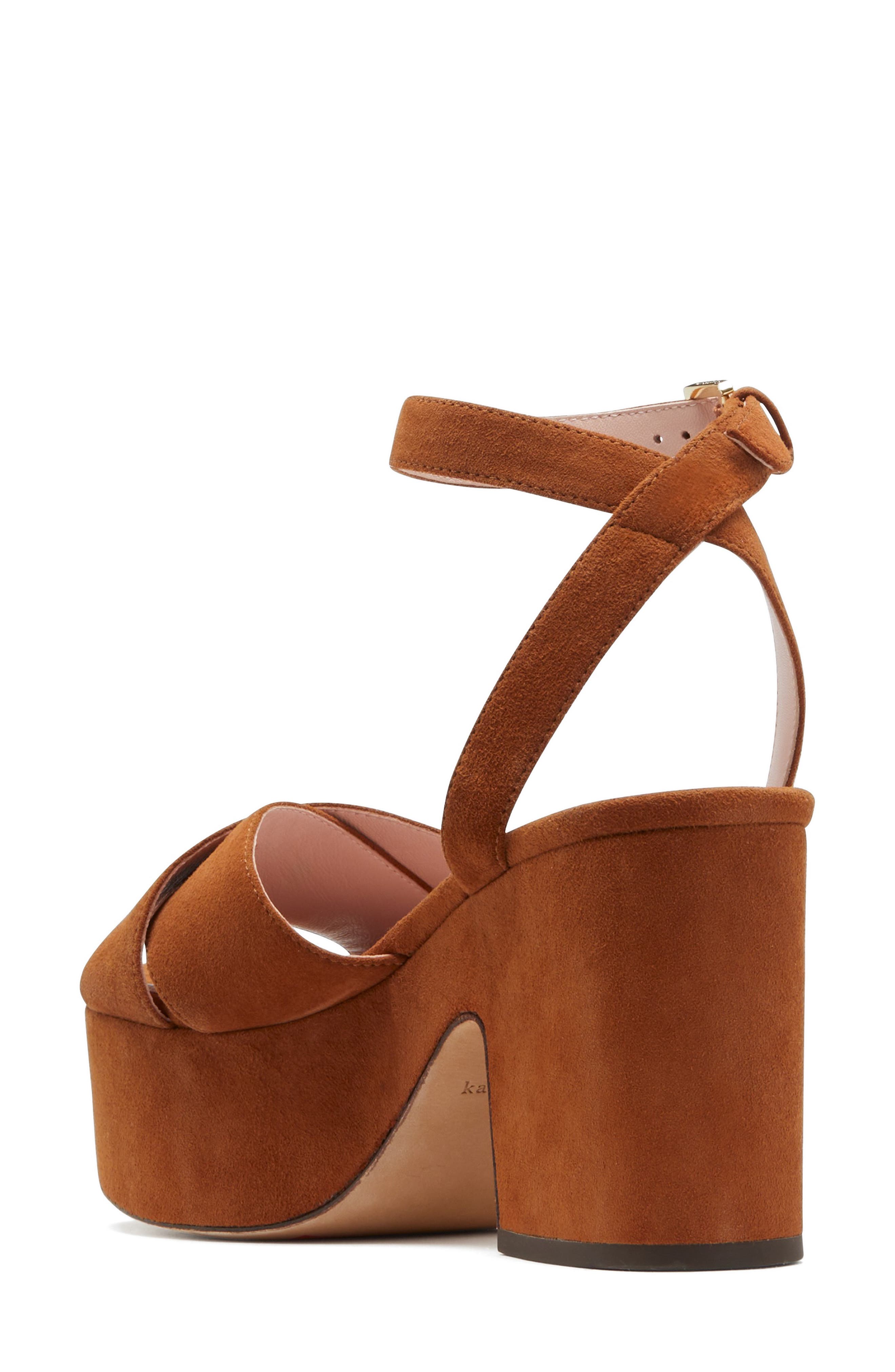 Kate Spade New York rio platform sandal, Alternate, color, Sandalwood