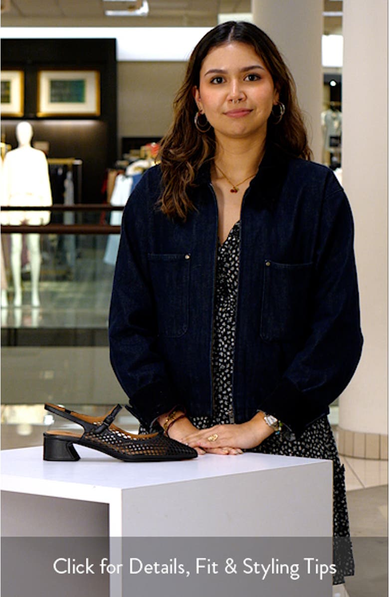 Gladys Perf Slingback Pump, sales video thumbnail