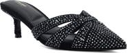 Dune London Calla Pointed Toe Kitten Heel Mule