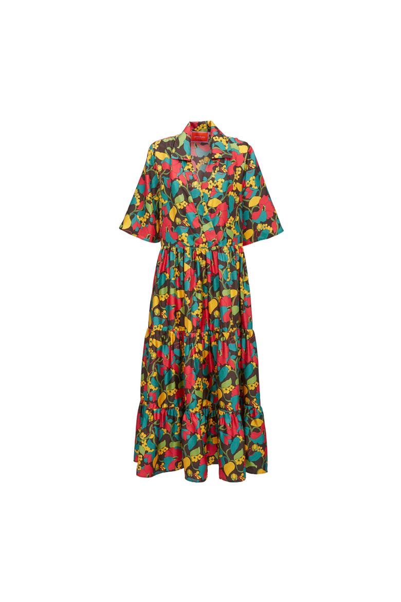 The J Dress Vines Brown, Alternate, color, Vines Brown