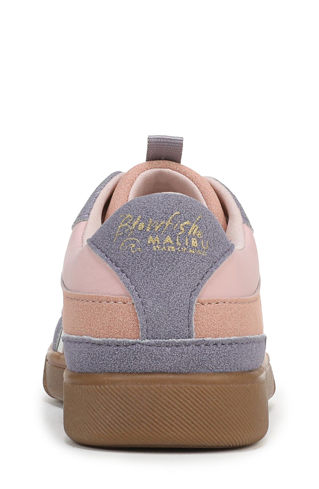 Blowfish Malibu Kids' Tastic Sneaker, Alternate, color, Pink / Iris Purple Faux Suede