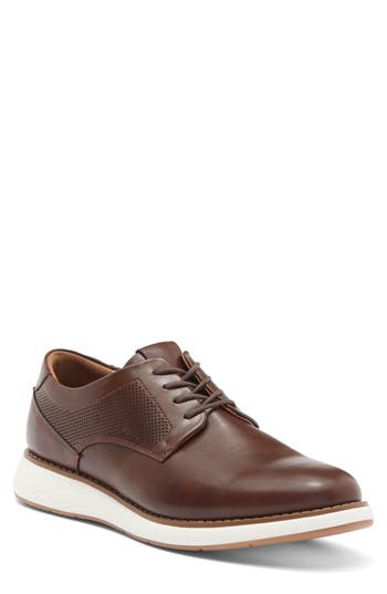 Nordstrom Rack Marcus Plain Toe Hybrid Derby In Brown