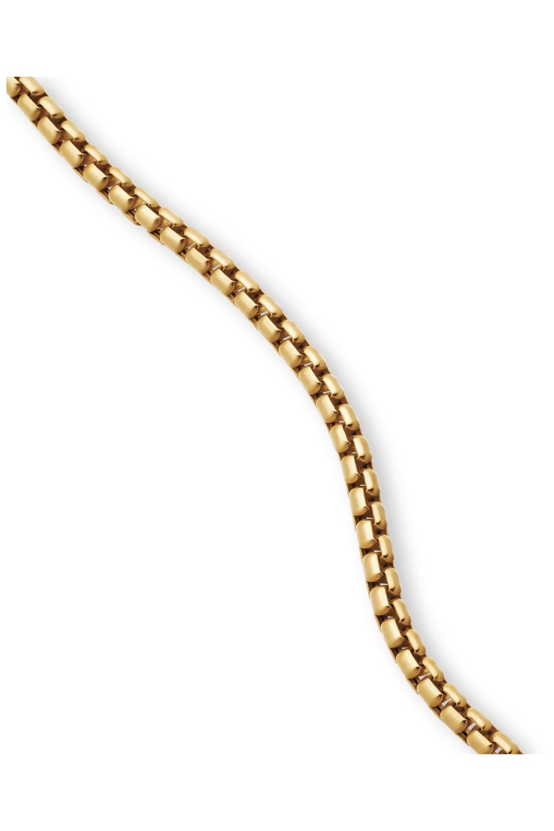 Men's 18K Yellow Gold Box Chain Necklace, 3.4mm, Alternate, color, 18KYG