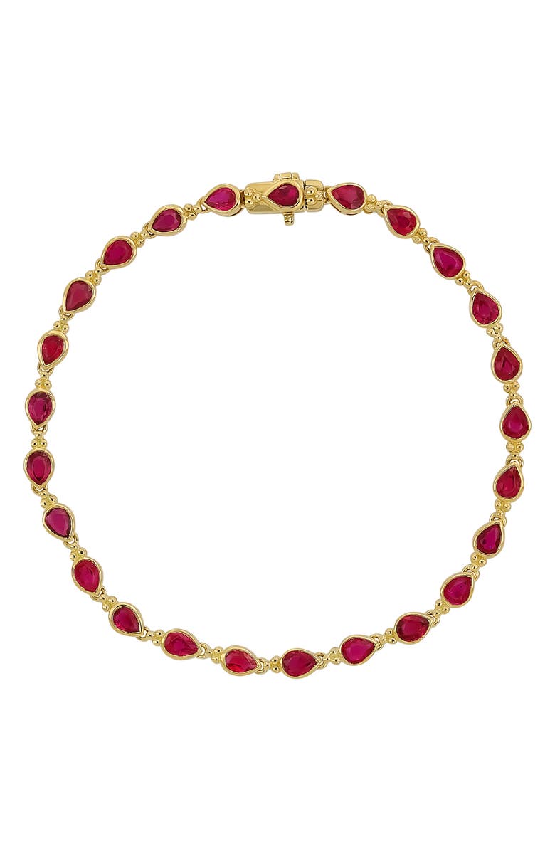 Bony Levy El Mar Station Bracelet, Main, color, 18K Yellow Gold - Sapphire