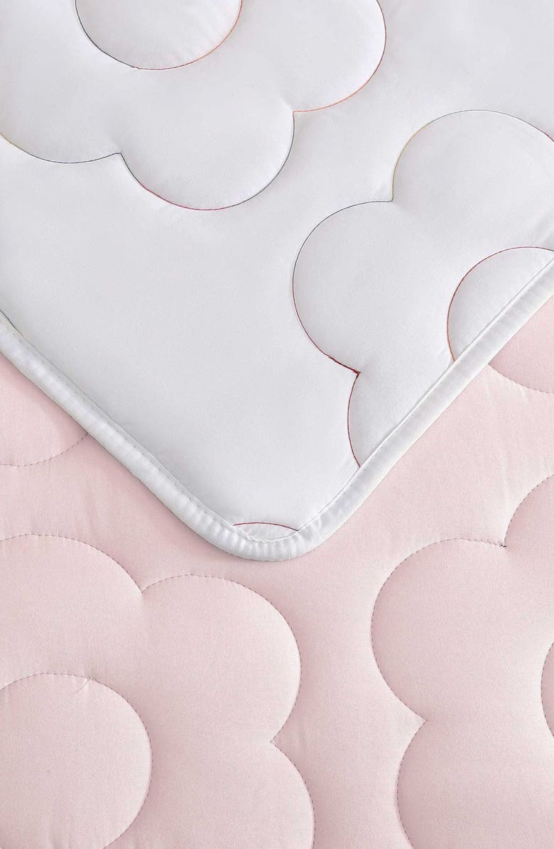 Betsey Johnson Rainbow Stitch Quilt & Sham Set, Alternate, color, Lt-Pastel Purple