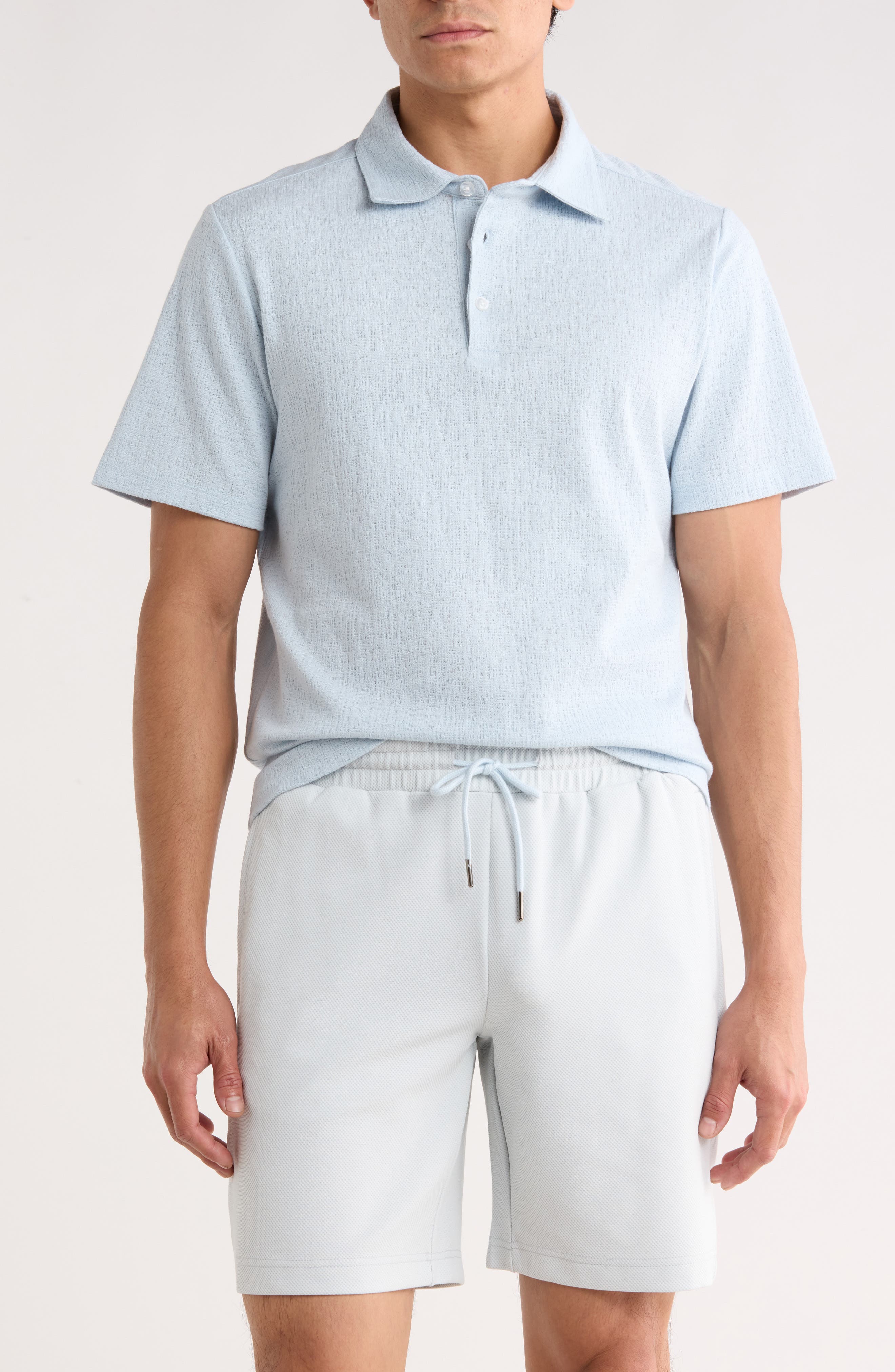 Robert Barakett Leif Cotton Blend Polo