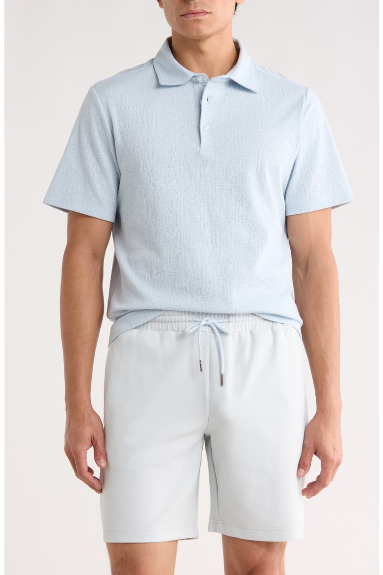 Leif Cotton Blend Polo, Main, color, BLUE HAZE