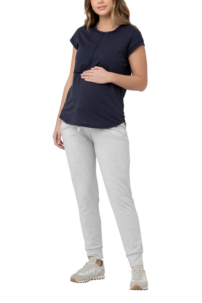Richie Nursing Shirt, Alternate, color, INDIGO