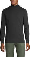 Lands' End Cotton Supima Mock Turtleneck