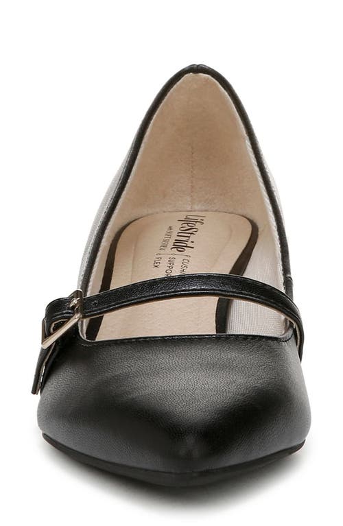 LIFESTRIDE LIFESTRIDE MADELYN MARY JANE POINTED TOE KITTEN HEEL PUMP