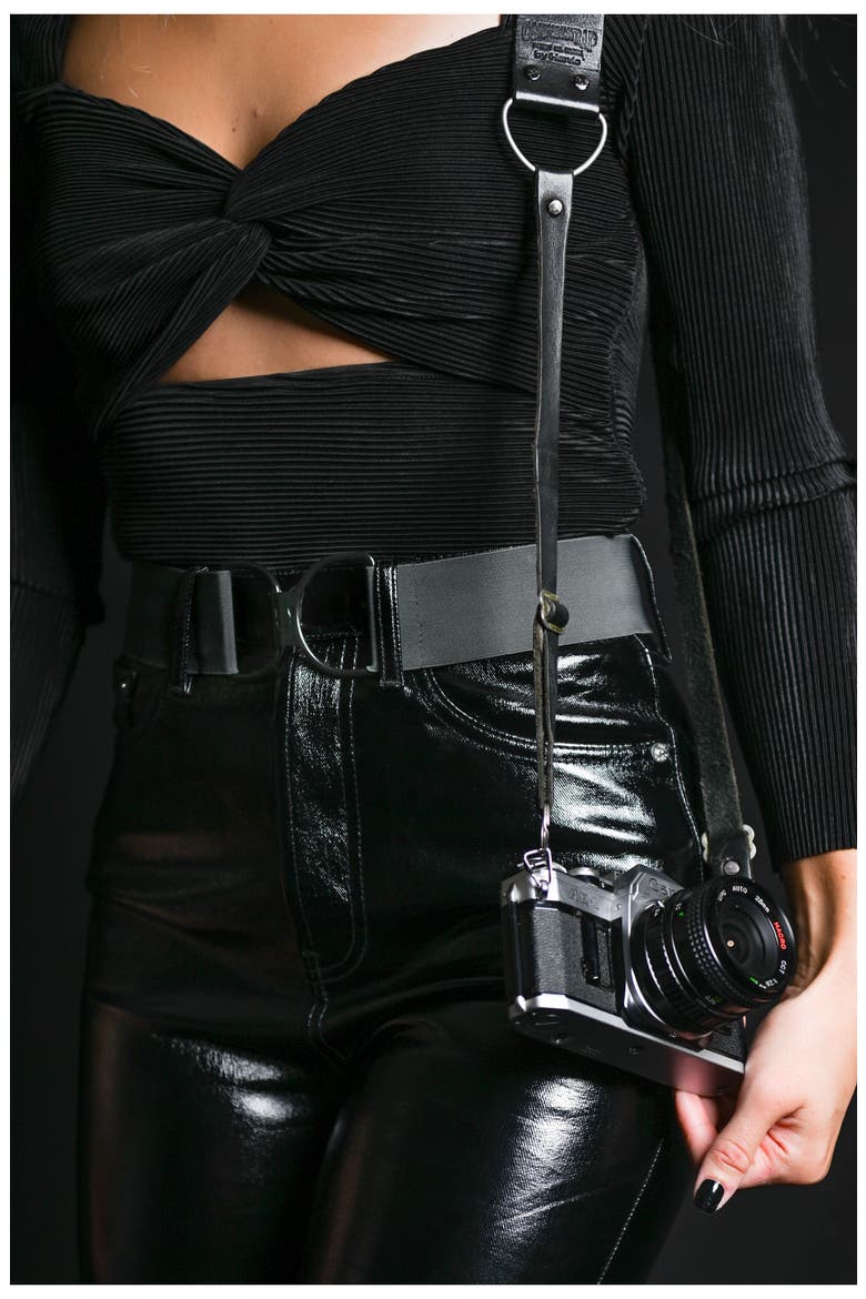 Pine & Matte Black Clasp Stretch Belt, Alternate, color, ASPEN PINE