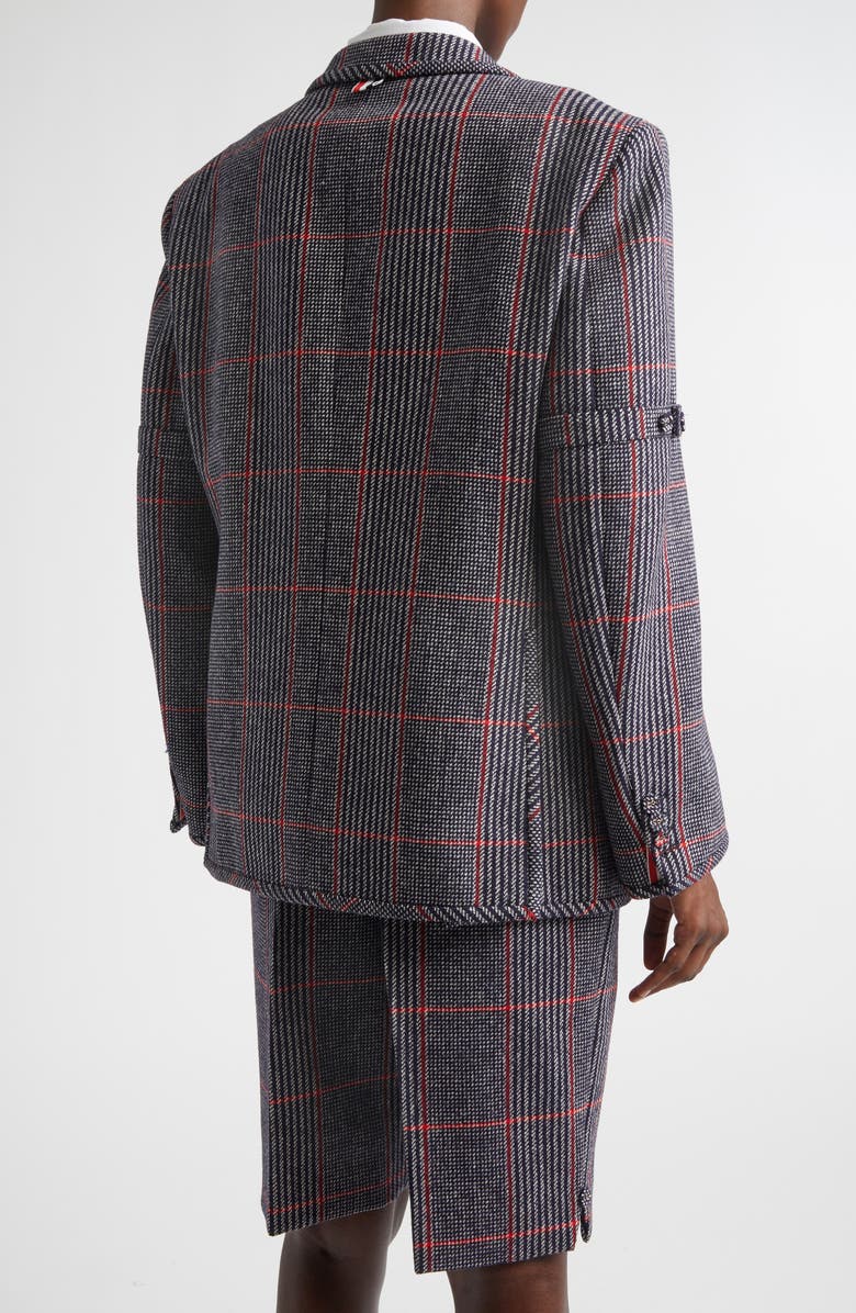 Thom Browne Oversize Hunting Tweed Sport Coat, Alternate, color, 960 Check Hunting Tweed