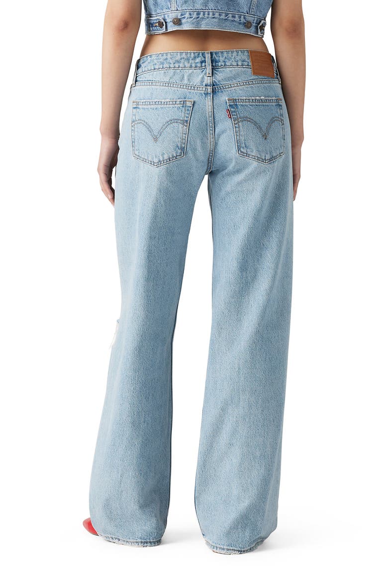 Ripped Low Loose Wide Leg Jeans, Alternate, color, PROBABLY OK