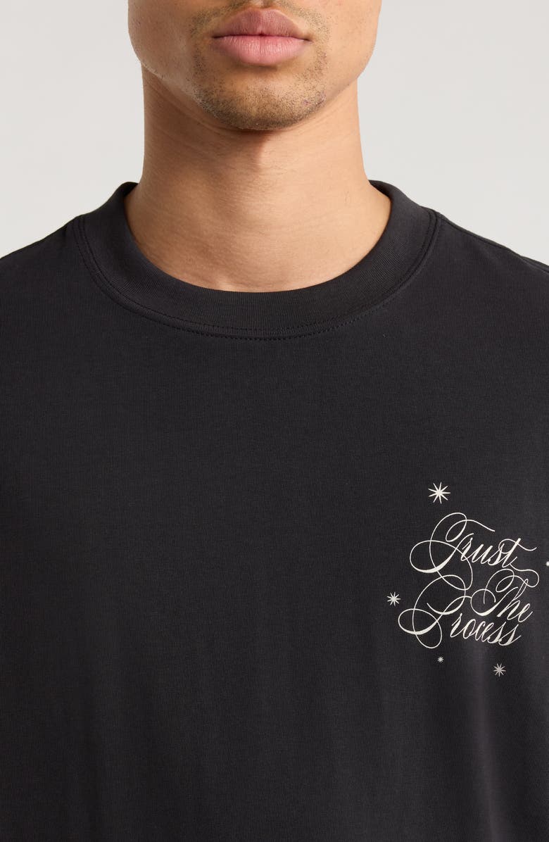 PacSun Trust the Process Graphic T-Shirt, Alternate, color, Black
