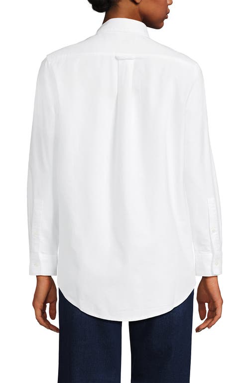 Lands' End Oxford Shirt In White