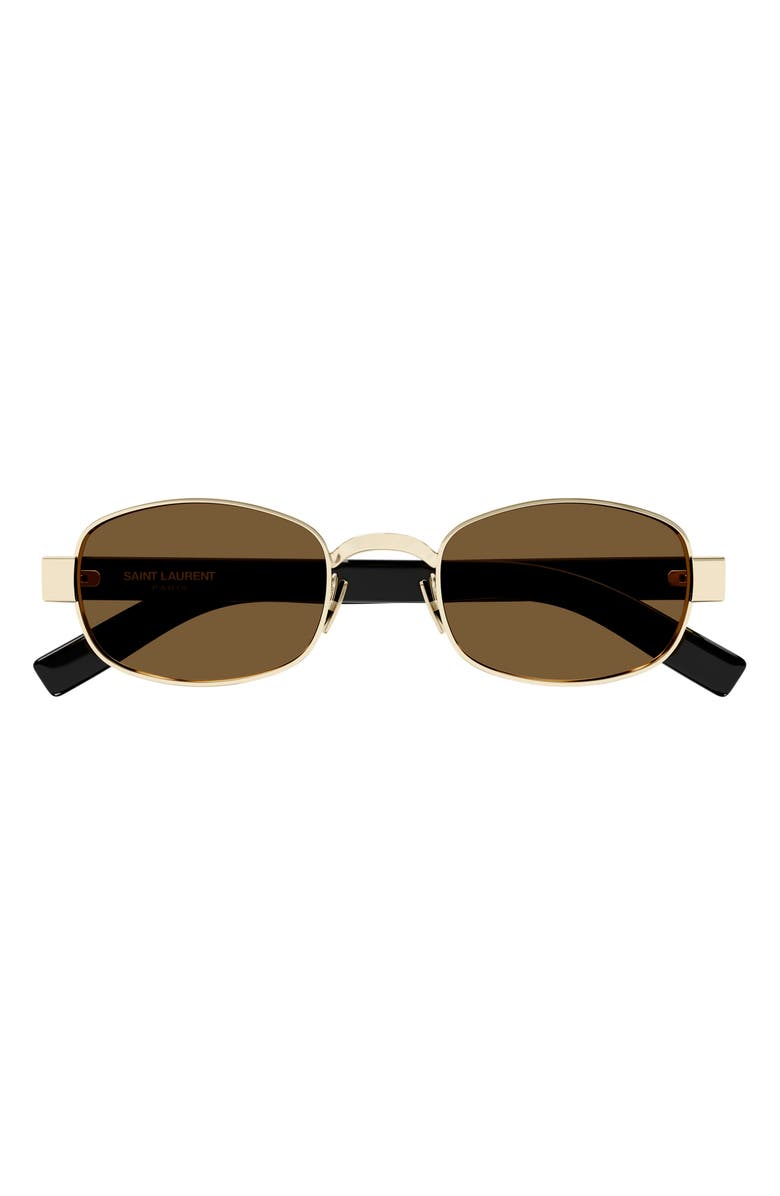 Saint Laurent SL 706 53mm Oval Sunglasses, Main, color,