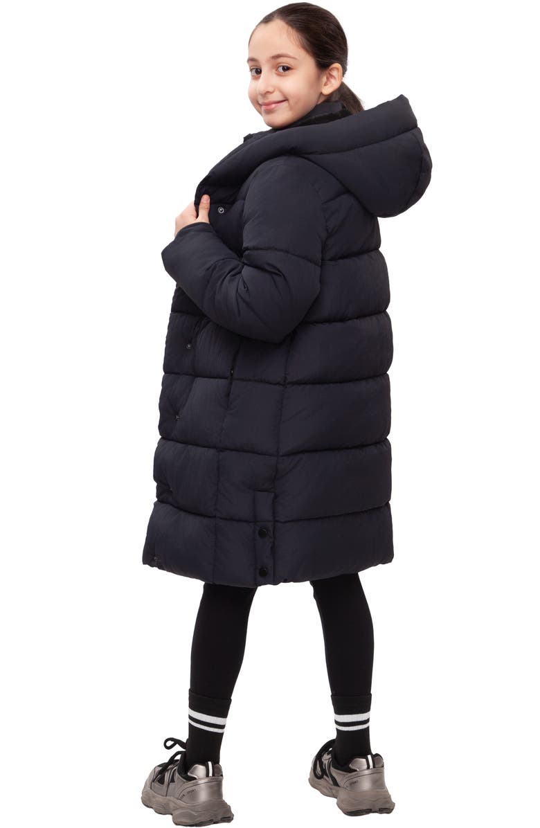 Rokka&Rolla Kids' Knee Length Puffer Coat, Alternate, color, 