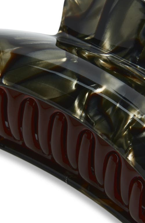 Machete Jumbo Heirloom Claw Hair Clip In Green