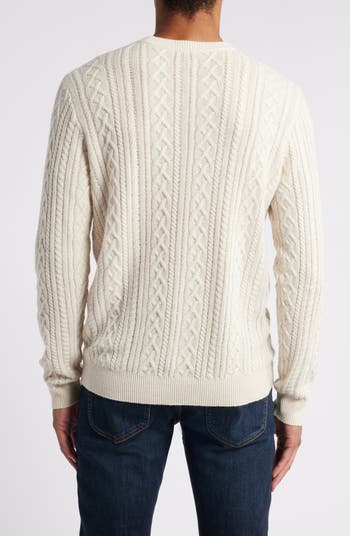 Crescent Ridge Cable Stitch Sweater