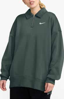 Nike Sportswear Phoenix Fleece Quarter Zip Oversize Polo Sweatshirt
