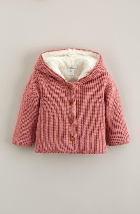 Fleece Lined Hooded Cardigan (Baby)