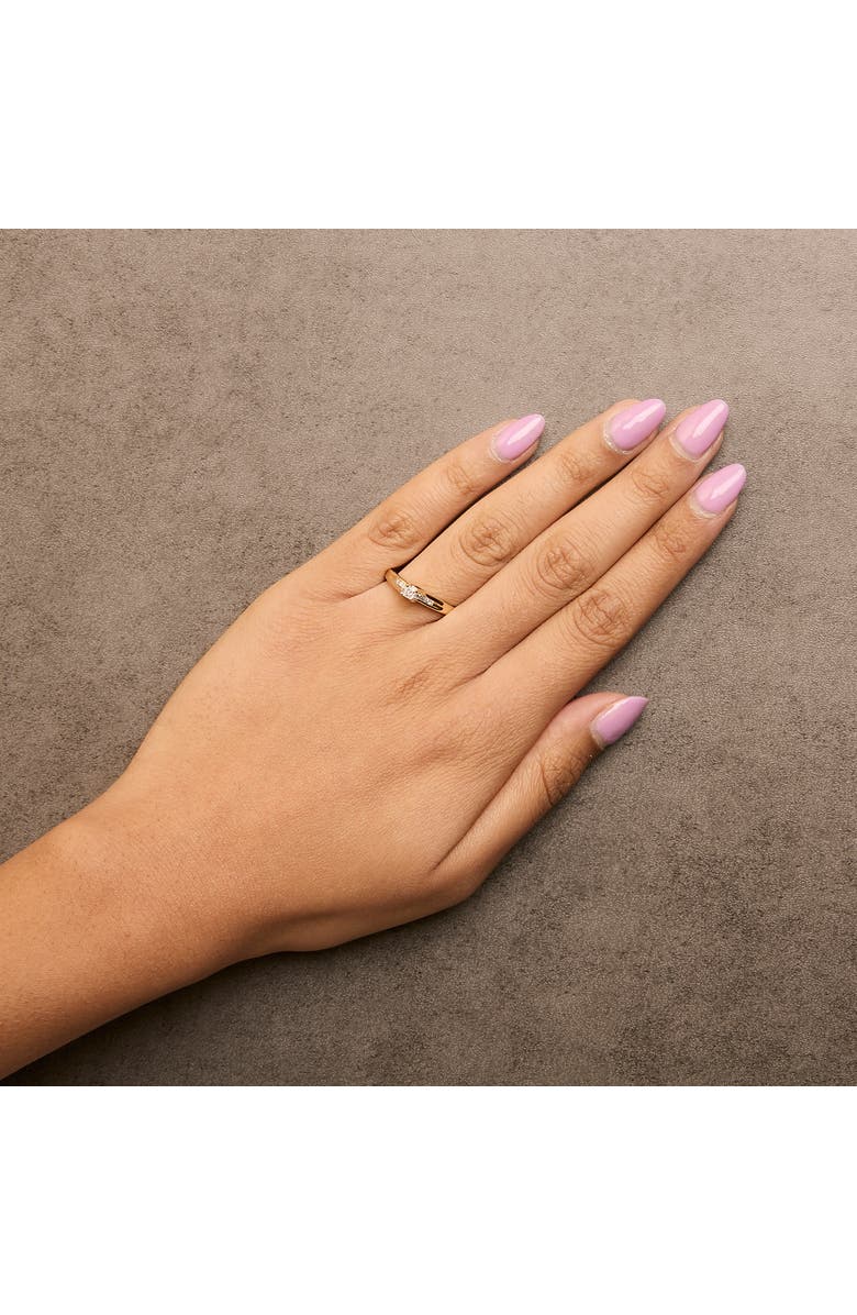 Haus of Brilliance 14K Yellow Gold 1/4 Cttw Princess Cut Diamond Engagement Ring, Alternate, color, Yellow Gold