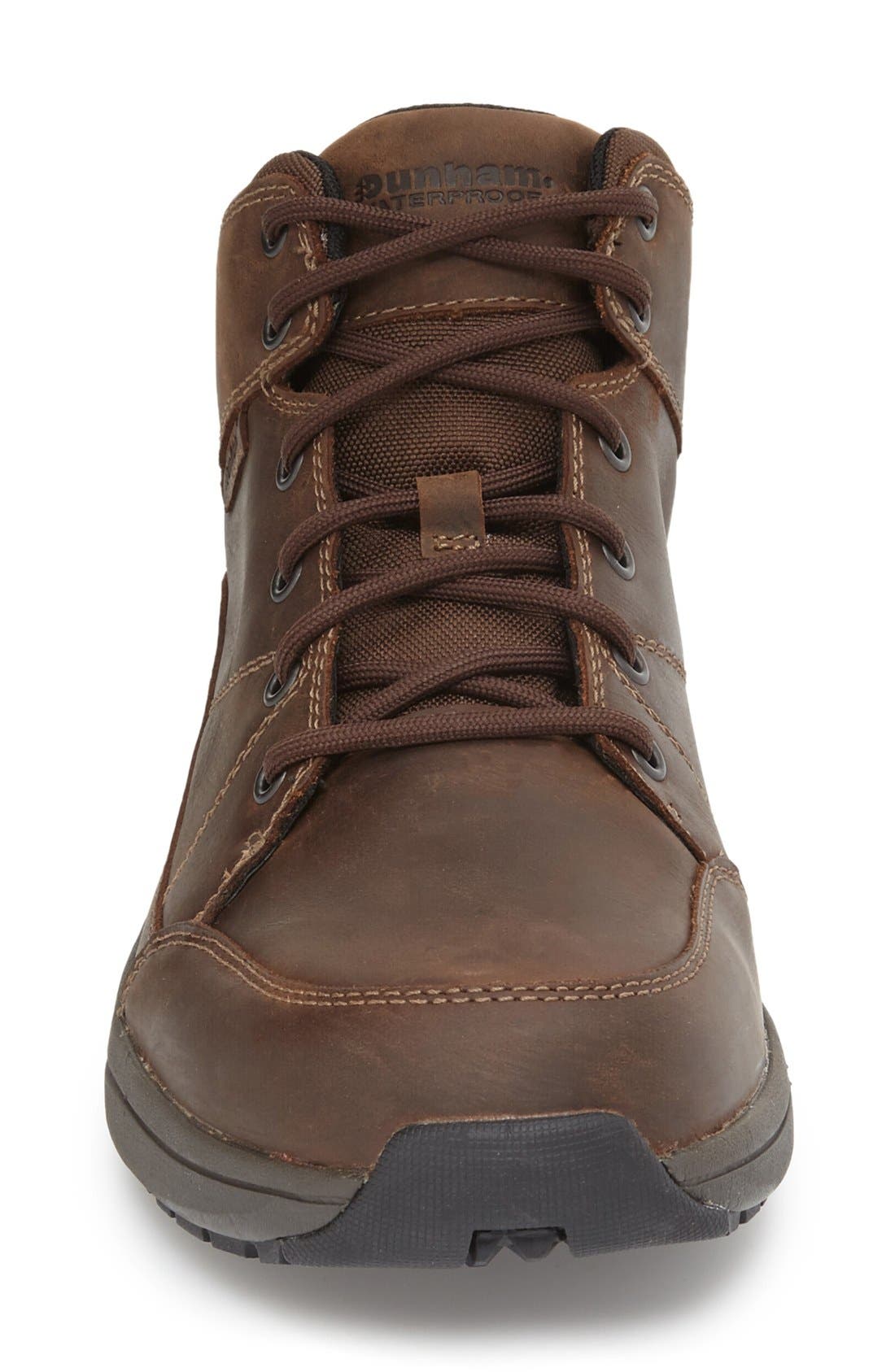Simon-Dun Waterproof Boot, Alternate, color, BROWN LEATHER