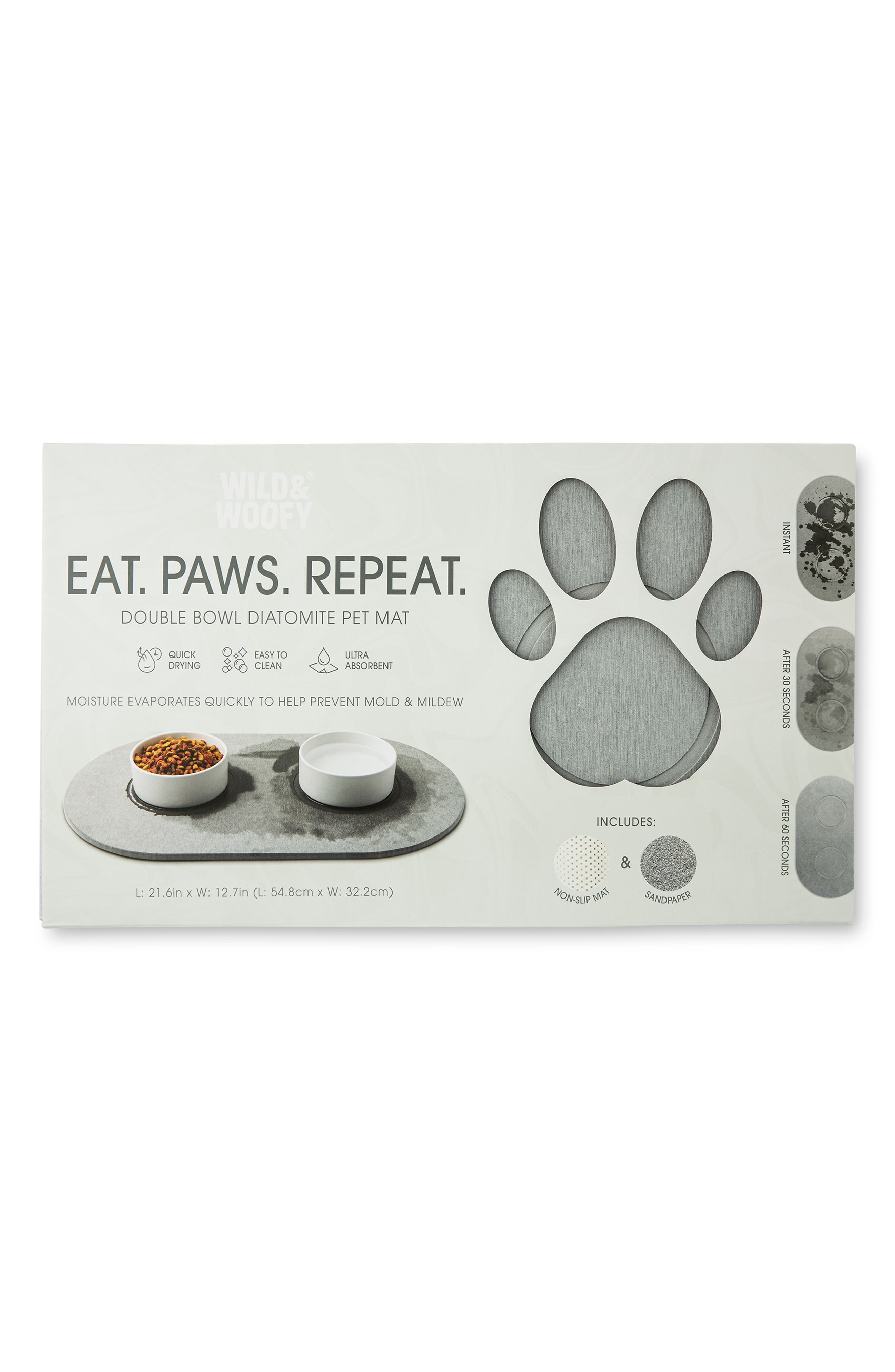 Core Home Double Bowl Diatomite Pet Mat