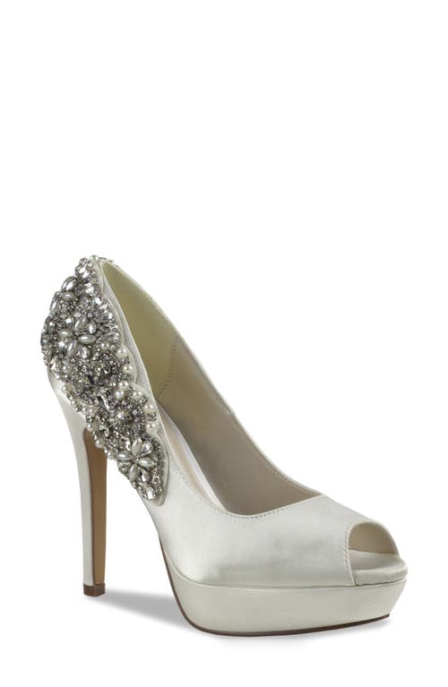 Paradox London Pink Indulgence Embellished Pump in Ivory  product