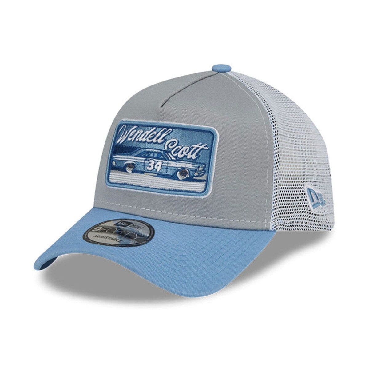 New Era Men's New Era Light Blue/Gray Wendell Scott Legends 9FORTY