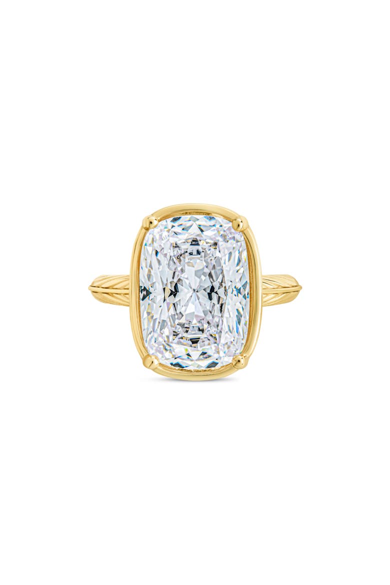 Taylor's Elongated Cubic Zirconia Ring, Alternate, color, GOLD