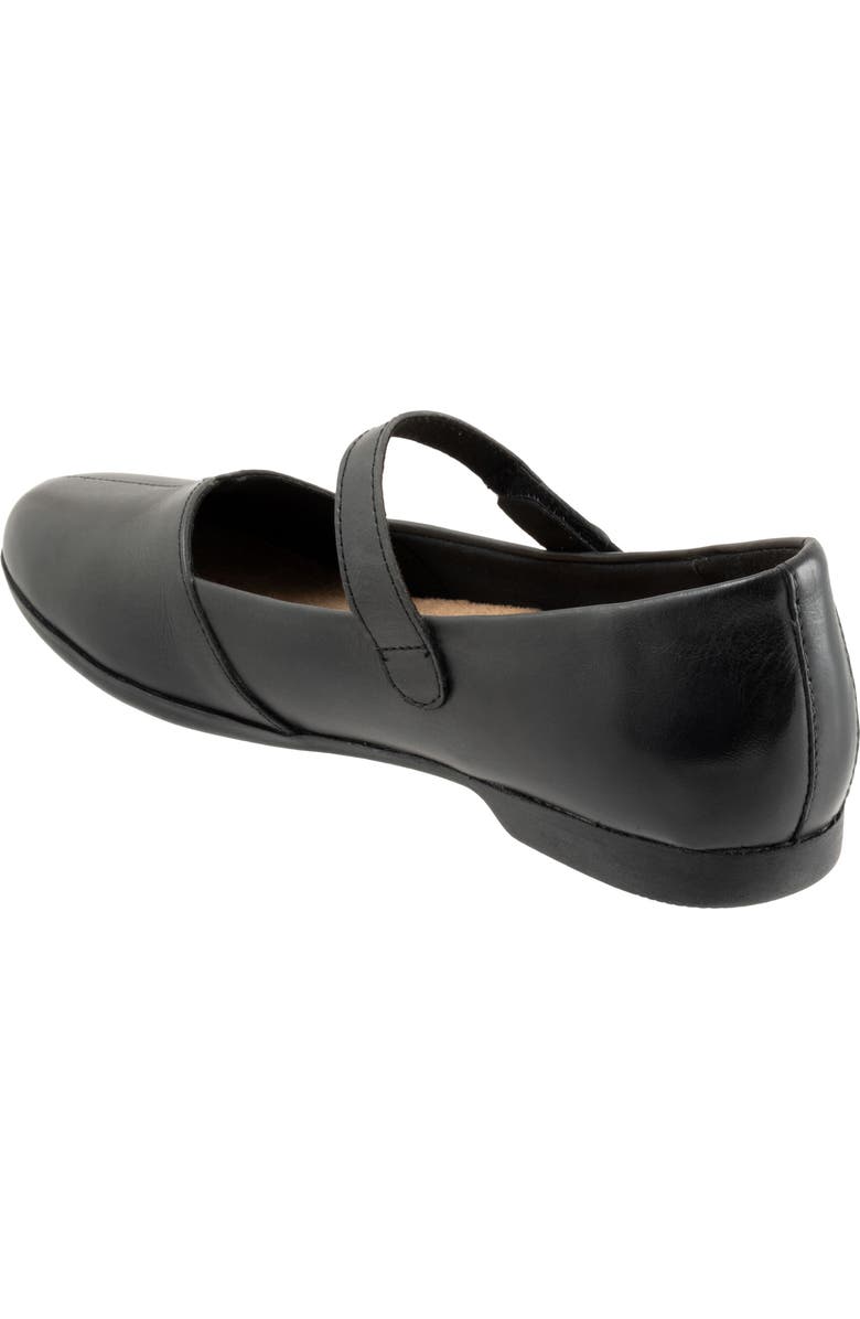 Trotters Irene Mary Jane Flat, Alternate, color, Black