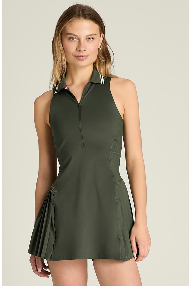 All Court Tennis Dress, Alternate, color, GRAPE LEAF