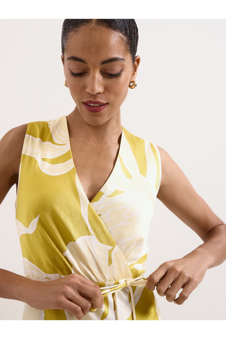 Paula Floral Maxi Dress, Alternate, color, Yellow