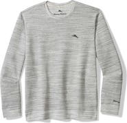 Tommy Bahama Sandstone Slub Cotton Blend Crewneck Sweatshirt