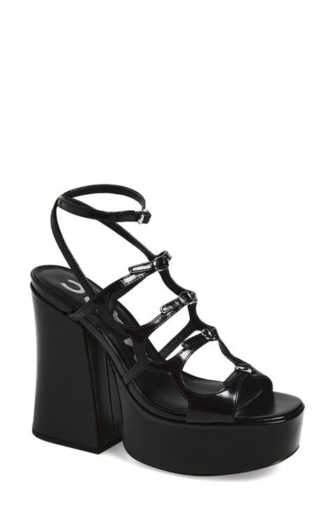 The Kiki Leather Platform Sandal