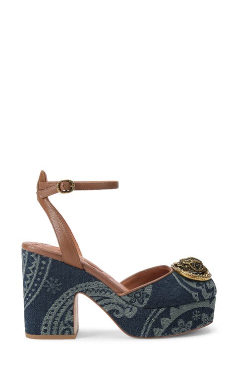 Chelsea Ankle Strap Platform Pump (Women)