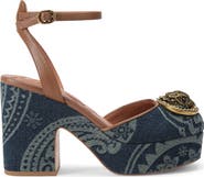 Kurt Geiger London Chelsea Ankle Strap Platform Pump