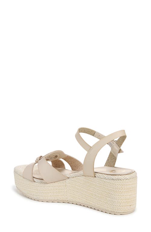 Sam & Libby Camille Platform Wedge Sandal In White