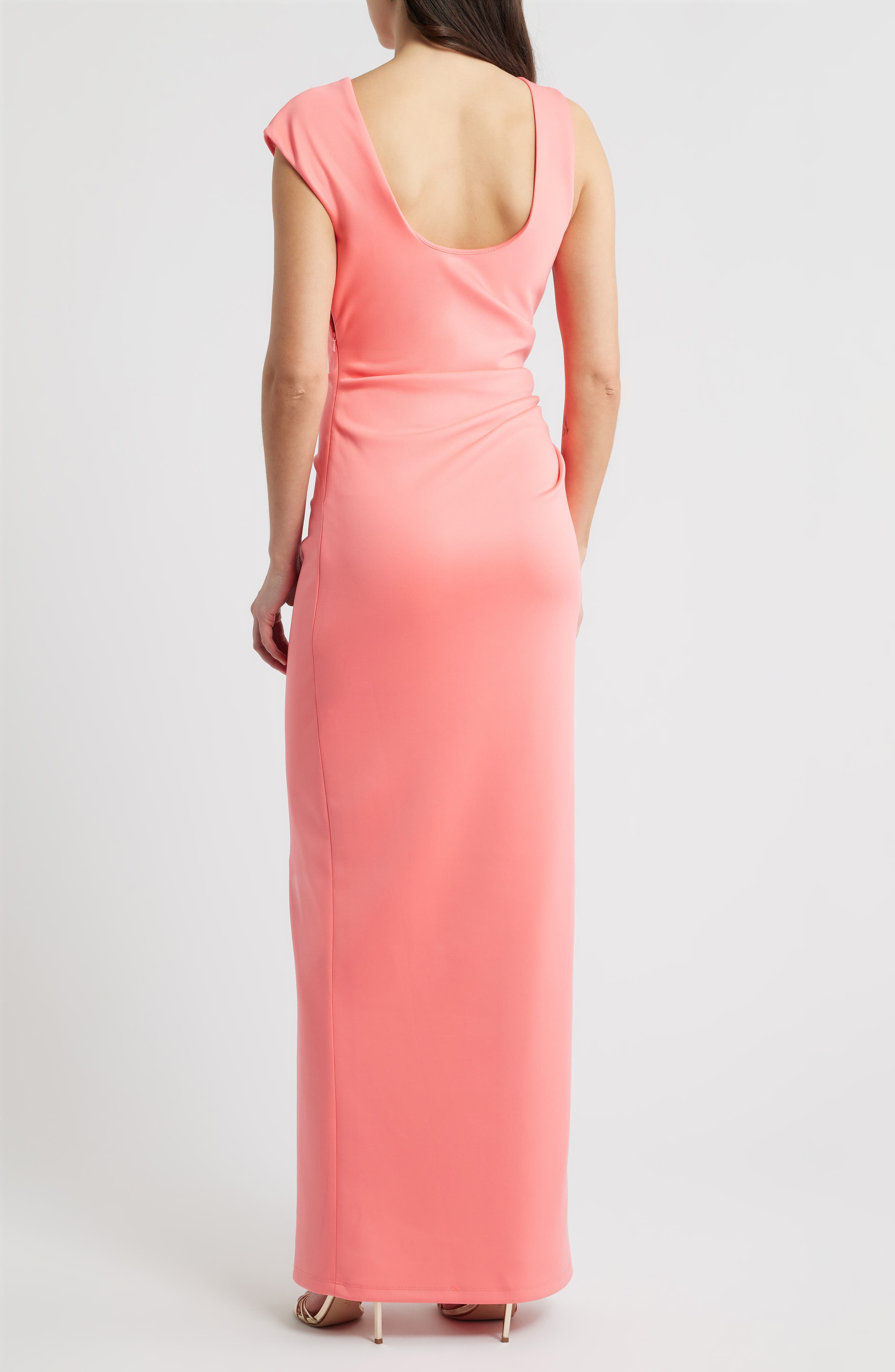 Braden Pleated Column Gown - image 2
