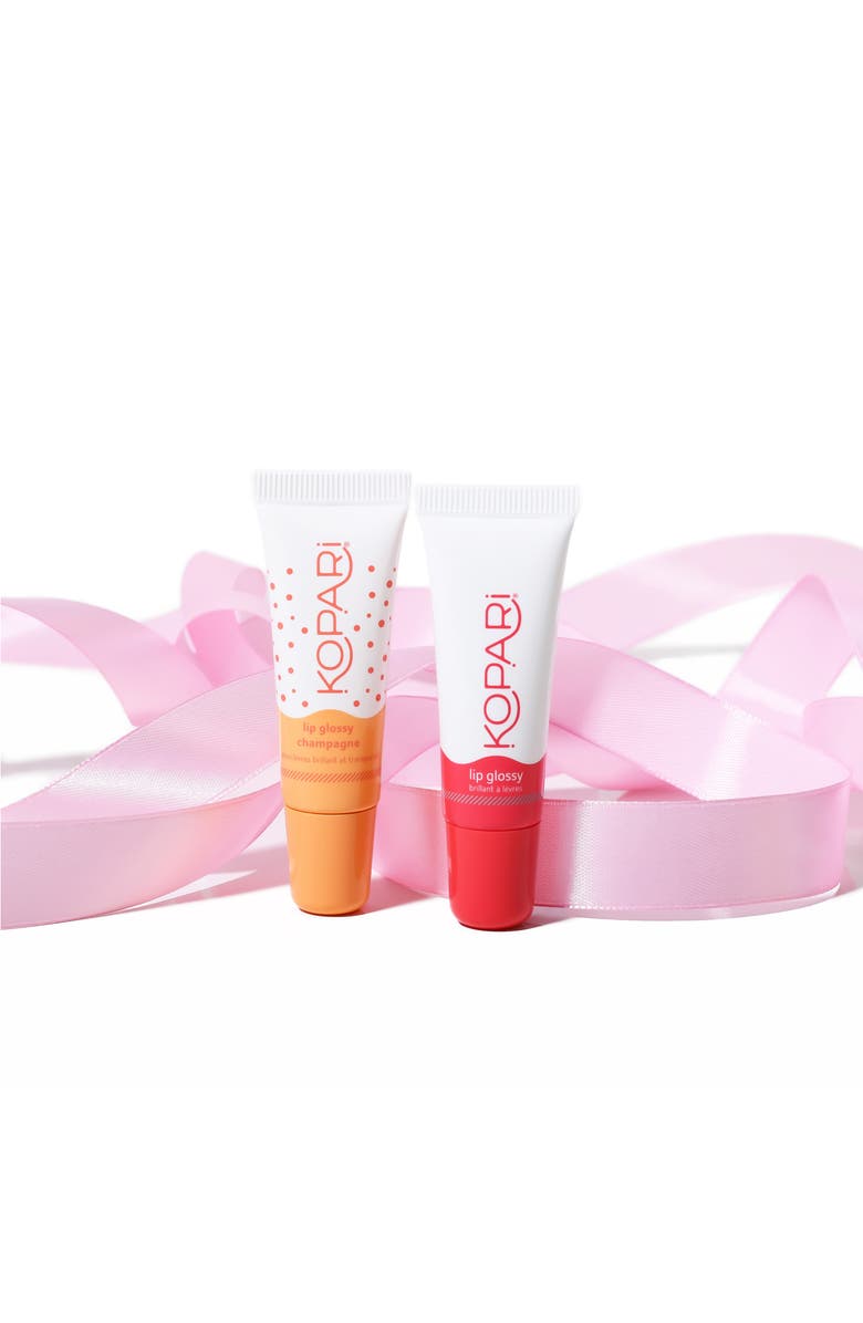 Kopari Full Size Gift of Gloss Lip Glossy Set USD $26 Value, Alternate, color, 