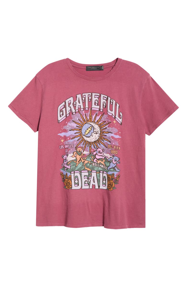 Junk Food Grateful Dead Graphic T-Shirt, Main, color, Roan Dead La