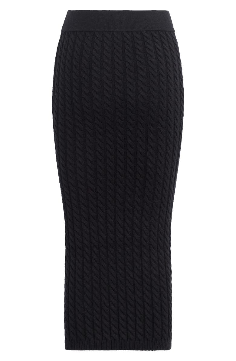 Favorite Daughter The Feel Good Knit Maxi Skirt, Alternate, color, Black