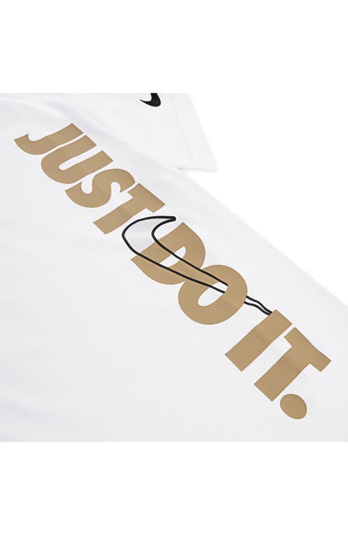 Nike 'just Do It' T-shirt & Shorts Set In Multi
